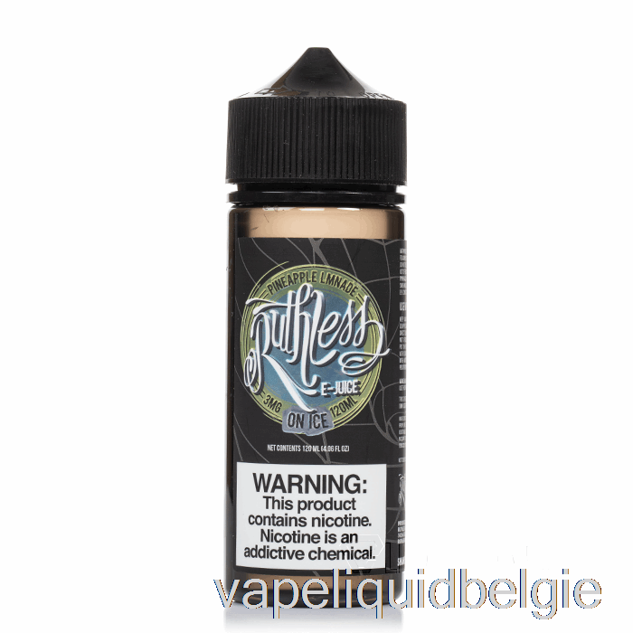 Vape België Ananaslimonade Op Ijs - Meedogenloze Damp - 120ml 0mg